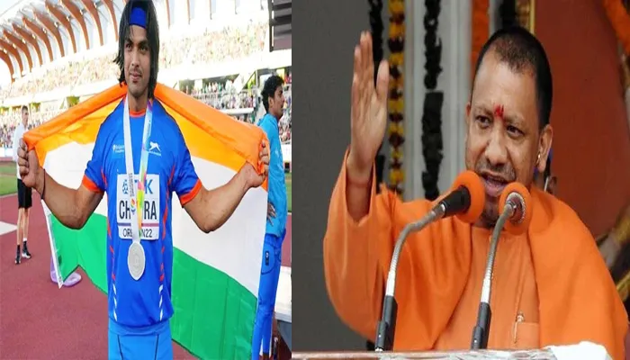 सीएम योगी ने रजत पदक विजेता नीरज चोपड़ा को दी बधाई, ट्वीट कर लिखा- हमें आप पर गर्व है