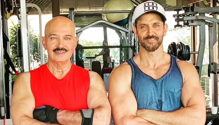 Hrithik Roshan ने पिता राकेश रोशन का वर्कआउट वीडियो किया शेयर, लिखा-  Goals