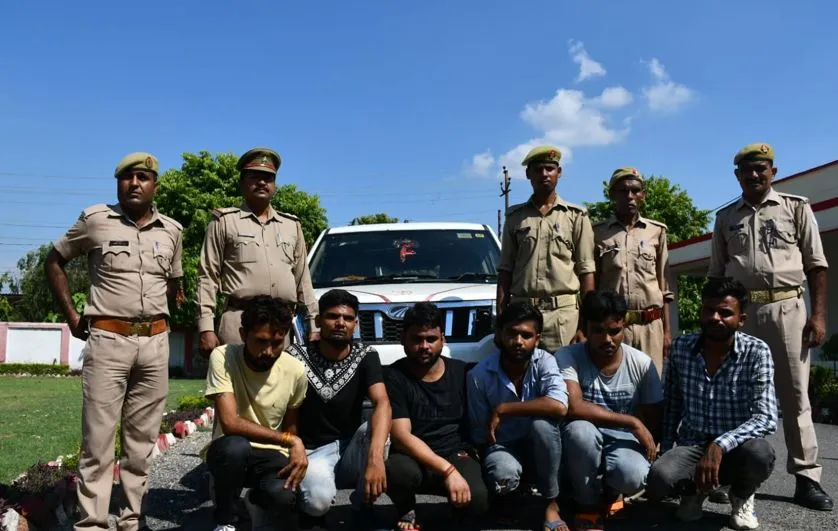 बरेली: सेल्समैन के साथ हुई लूट का पुलिस ने किया खुलासा, छह बदमाशों को किया गिरफ्तार