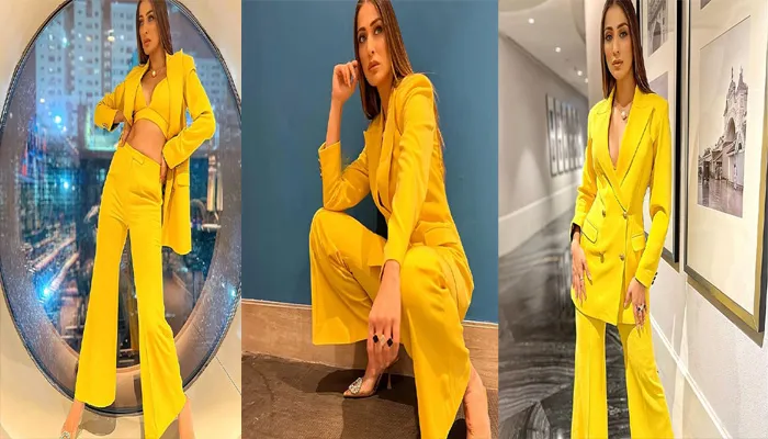 Yellow Pant Suit में राय लक्ष्मी ने दिए Stunning पोज, फोटो देख फैंस बोले- Haayee