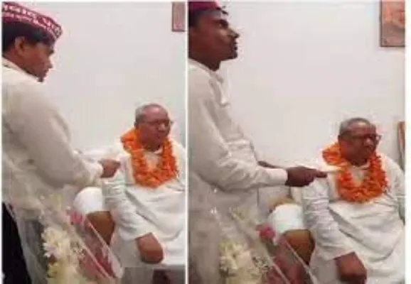 लखनऊ : सपा ने साधा बीजेपी पर निशाना, मंत्री संजय निषाद के वीडियो पर भाजपा को घेरा