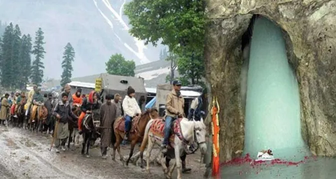 खराब मौसम के कारण स्थगित अमरनाथ यात्रा बहाल