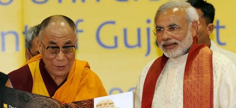 पीएम मोदी ने दलाई लामा को दी जन्मदिन की शुभकामना
