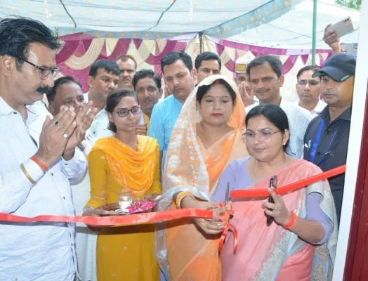 हरदोई : मंत्री रजनी तिवारी ने किया ब्लॉक कार्यालय का शुभारम्भ