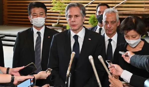 शिंजो आबे के निधन पर शोक व्यक्त करने जापान पहुंचे ब्लिंकन, कहा- दूरदर्शी व्यक्ति थे पूर्व पीएम