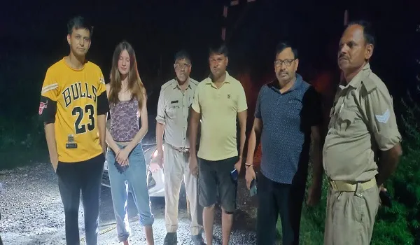 बिजनौर: भारतीय पति के साथ जंगल में फंसी यूक्रेनी महिला