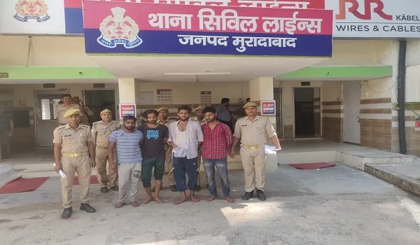 मुरादाबाद: मोबाइल फोन लूटने वाले बाइकर्स गैंग का भंडाफोड़