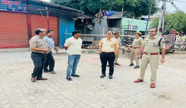 अमरोहा: डीएम और एसपी ने कावंड यात्रा को लेकर किया रास्तों का निरीक्षण