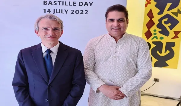 रामपुर: फ्रांस के राष्ट्रीय दिवस कार्यक्रम में शामिल हुए नवाब काजिम अली खां