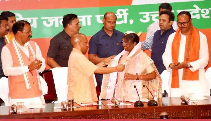 राष्ट्रपति चुनाव 2022: द्रौपदी मुर्मू ने मांगा यूपी में राजग के नेताओं से समर्थन