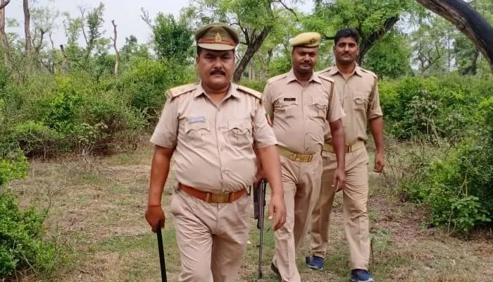 बहराइच: वन कर्मियों को देखते ही भागे शिकारी, तलाशी के दौरान गट्ठर में मिला सूकर का मांस