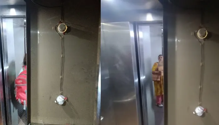 कानपुर सेंट्रल स्टेशन पर टला बड़ा हादसा, चलती लिफ्ट की सीलिंग टूटी, यात्री सुरक्षित