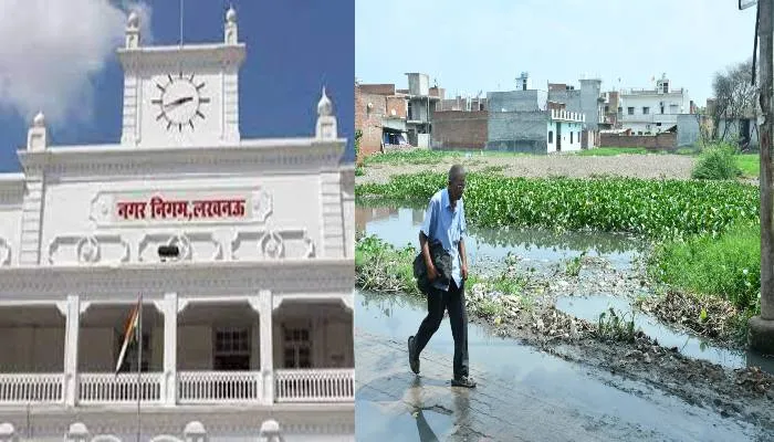 लखनऊ: सरोजनी नगर में जलभराव की समस्या पर जागा नगर निगम, नगर आयुक्त ने अमृत विचार की खबर पर लिया संज्ञान