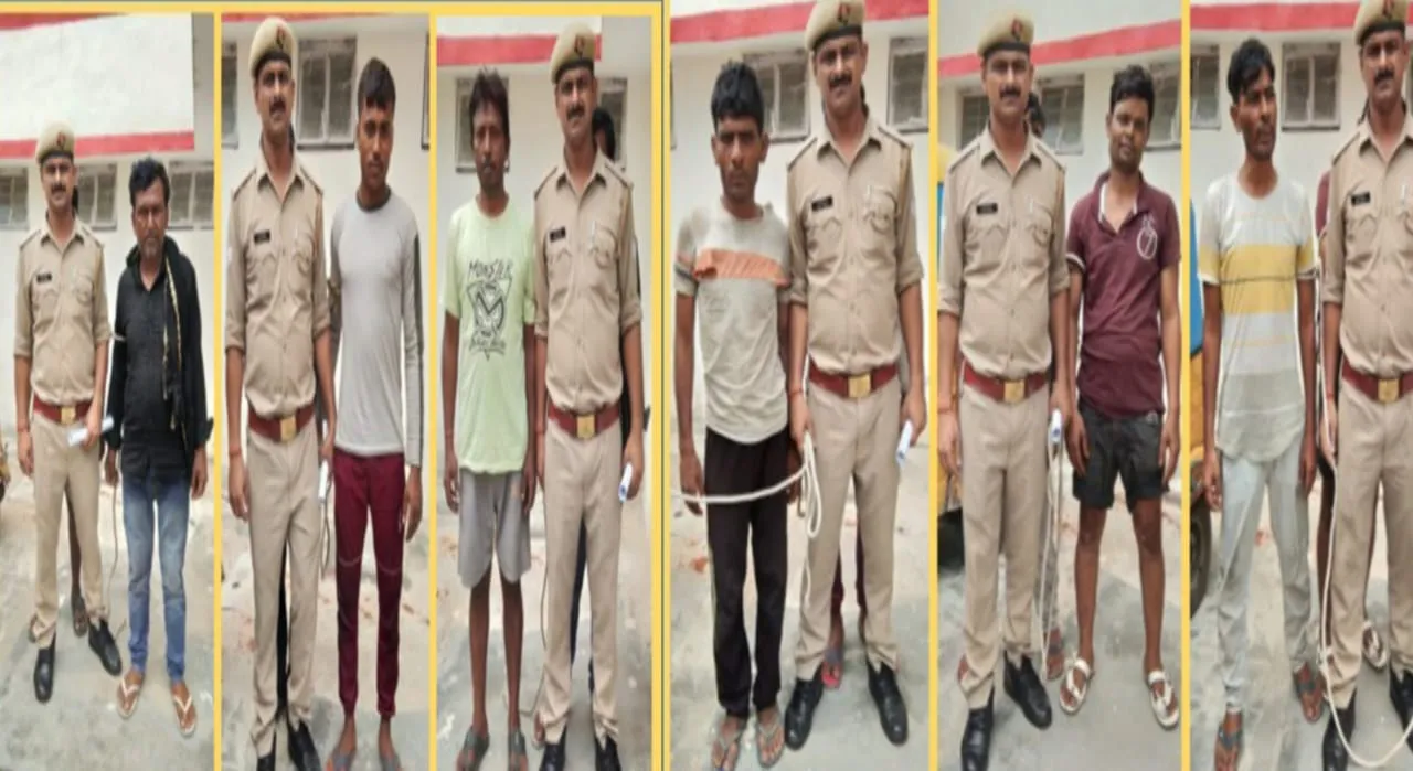 मथुरा: लूट करने से पहले ही चढ़ गए खाकी के हत्थे, बना रहे थे योजना
