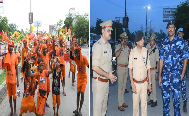 बरेली: कांवड़ यात्रा को लेकर पुलिस अलर्ट, बढ़ाई गई प्रमुख मार्गों की सुरक्षा