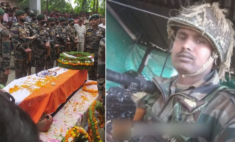 बरेली: जालंधर में तैनात जवान की छत से गिरने से मौत, गांव आया शव, नम आंखों से दी गई विदाई