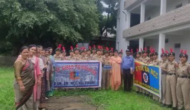 हल्द्वानी: 78 यूके बटालियन एनसीसी कैडेट्स ने मनाया Rain Day, वर्षा जल संचयन के सीखे गुर