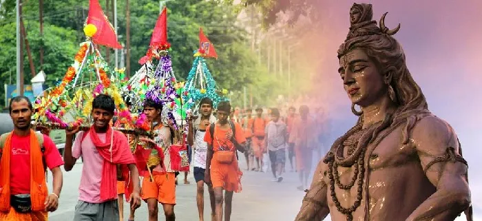 गाजियाबाद : कांवड़ यात्रा को सफल बनाने के लिए पुष्पों की बौछार