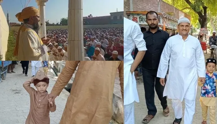 उन्नाव: अमन चैन की दुआ को उठे हजारों हाथ, इलाकों में की जा रही ड्रोन से निगरानी