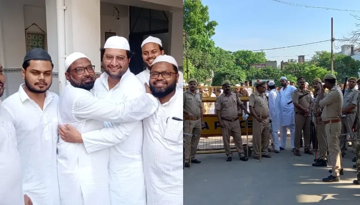 अयोध्या: अमन की दुआओं के साथ अदा हुई ईद-उल-अजहा की नमाज