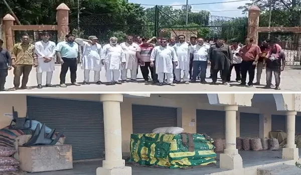 रामपुर : जीएसटी के विरोध में भड़के व्यापारी, बंद रही मंडी