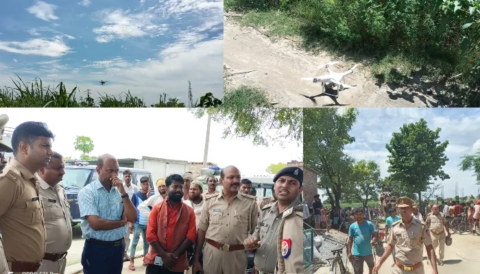 बहराइच: गायब युवती की तलाश में लगे ड्रोन और हथिनी, नहीं मिला कोई सुराग
