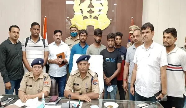 बिजनौर : दोस्तों के साथ अवैध संबंध न बनाने पर की थी महिला की हत्या, चार गिरफ्तार