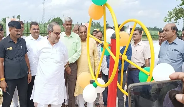 मुरादाबाद : कैबिनेट मंत्री भूपेंद्र सिंह चौधरी ने किया जिले में पहले ओपन जिम का उद्घाटन, कही ये बात