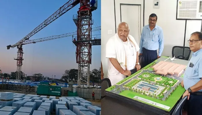 अयोध्या: राम मंदिर के गर्भगृह की पहली लेयर तैयार, एयरपोर्ट निर्माण की अवधि बढ़ी