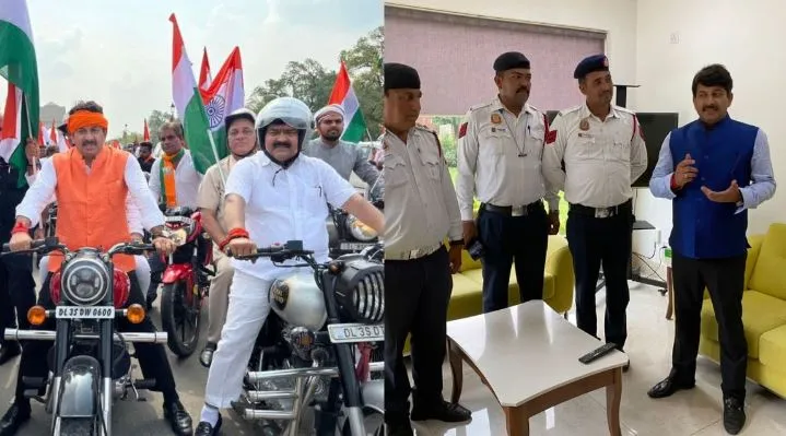 चट्ट देनी काट देलही नेता जी का 40 हजार का चालान, ही..ही..ही..ही.. न हंस पाए BJP के मनोज भईया