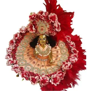 Buy Chitra fashion Kanha ji Dress with pagdi Full Handwork Beautiful Dress For Ladoo Gopal Vastra (size-5,6) Online - Get 49% Off