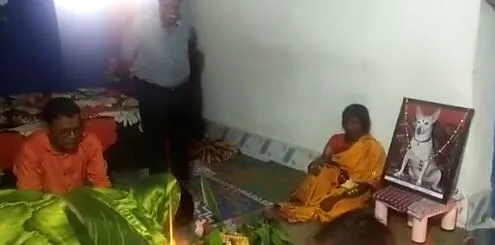 Video: कुत्ते की निकाली अंतिम यात्रा, मुंडन के बाद डेढ़ सौ लोगों को कराया मृत्यु भोज