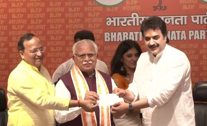 BJP में शामिल हुए कुलदीप बिश्नोई, Congress से कल दिया था इस्तीफा