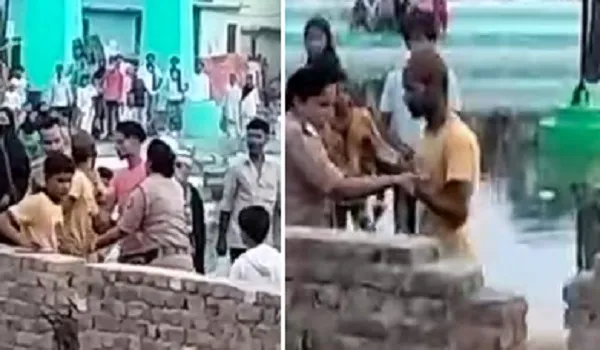 मुरादाबाद : मामूली कहासुनी को लेकर महिला दरोगा से हाथापाई, वीडियो वायरल