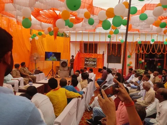 अयोध्या : पुलिस चौकी भवन का सीएम ने किया वर्चुअल लोकार्पण