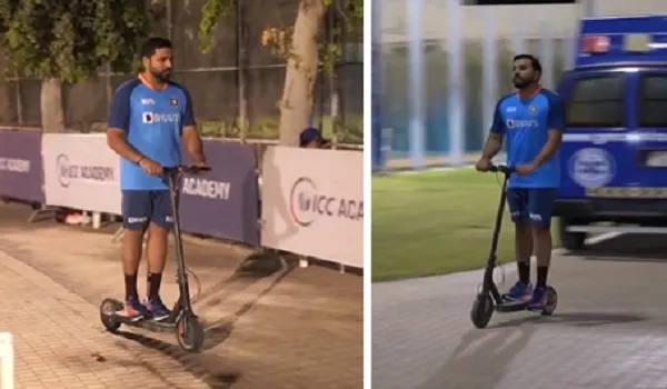 Asia Cup 2022 : प्रैक्टिस के बाद मस्ती के मूड में दिखे कप्तान रोहित शर्मा, फैंस ने किए मजेदार कमेंट्स…देखें VIDEO