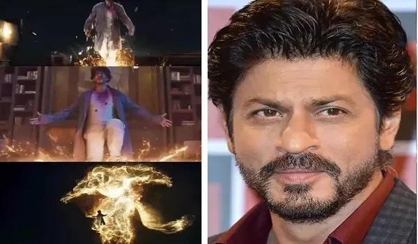 फिल्म ‘ब्रह्मास्त्र’ से लीक हुआ शाहरुख खान का लुक, आग से खेलते नजर आए किंग खान