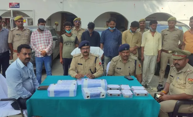 अयोध्या: ट्रक चोरी कर कबाड़ी को बेचने वाले गिरोह का खुलासा, सरगना समेत 6 गिरफ्तार