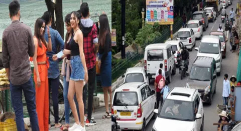 तीन दिन के वीकेंड में आजादी का जश्न मनाने नैनीताल पहुंचे सैलानी, टैक्सी से लेकर होटल का बढ़ गया किराया