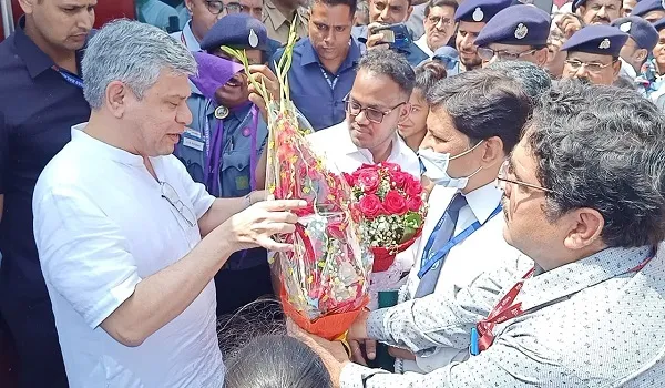 बिजनौर: दो दिवसीय दौरे पर पहुंचे रेल मंत्री, स्टेशन का किया निरीक्षण