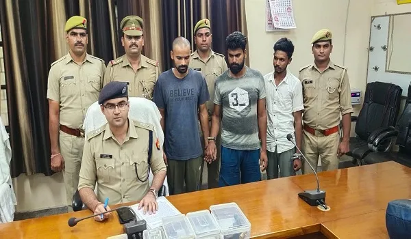 अमरोहा: कलेक्शन एजेंट से लूट का खुलासा, तीन गिरफ्तार