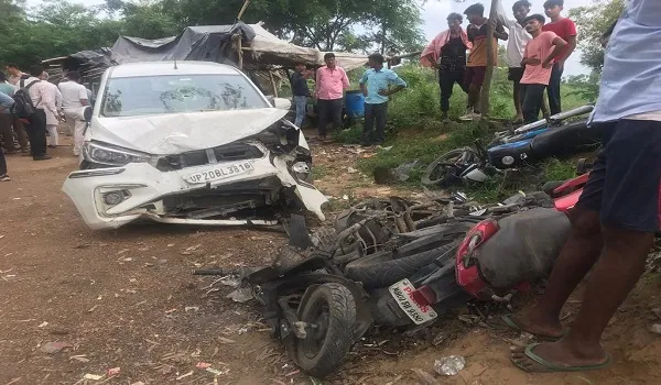 बिजनौर: कार की टक्कर से स्कूटी सवार किशोर की मौत