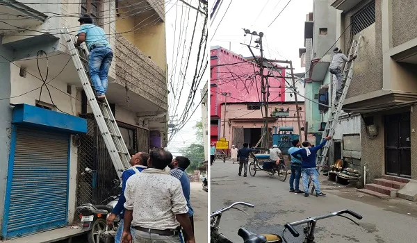 मुरादाबाद: मोहर्रम को लेकर बिजली विभाग ने शुरू की तैयारियां, ताजिया मार्ग के ऊंचे किए केबिल और तार