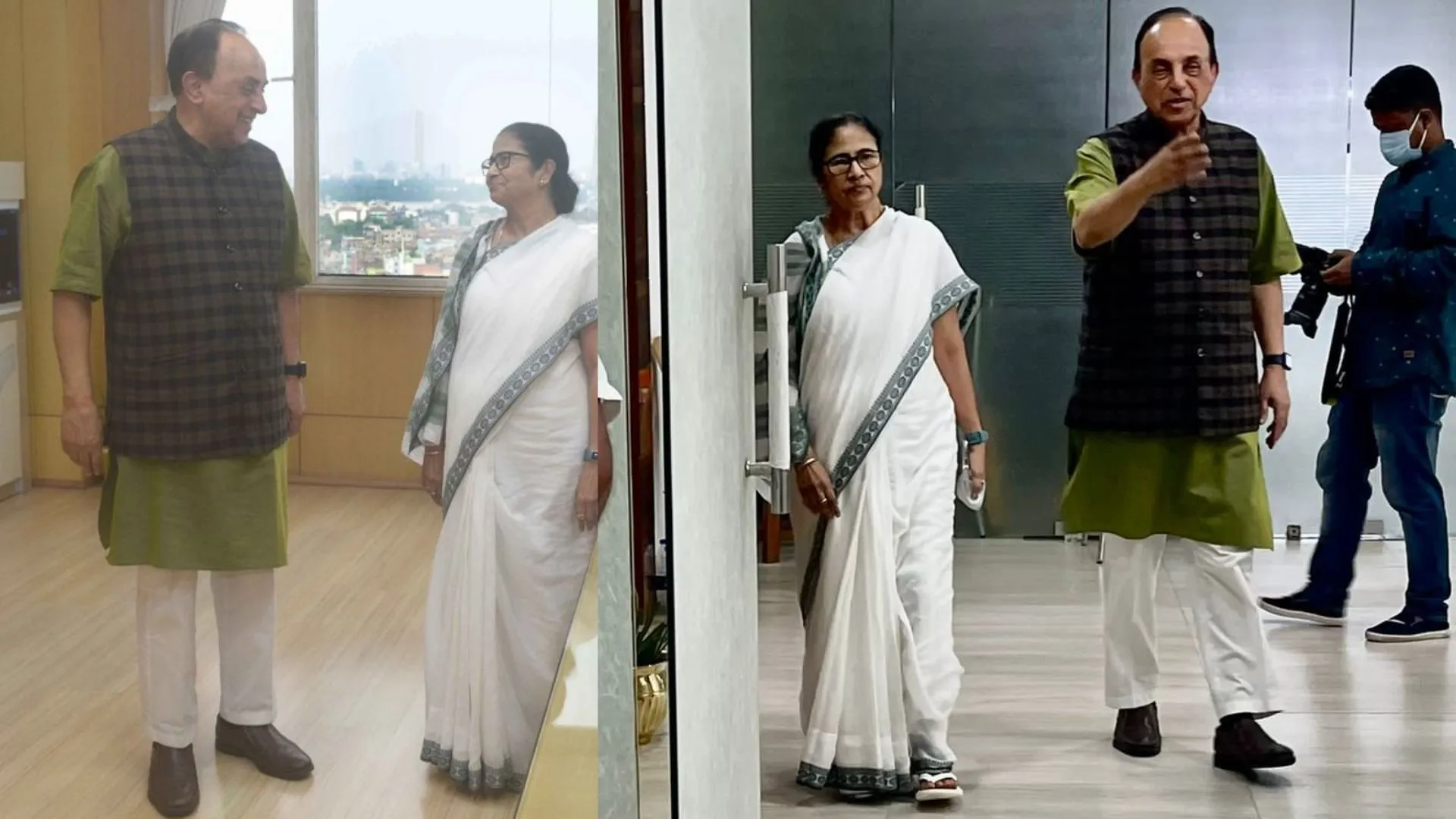 मोदी को निशाने पर रखने वाले स्वामी और ममता की इस तस्वीर के इशारे समझिए