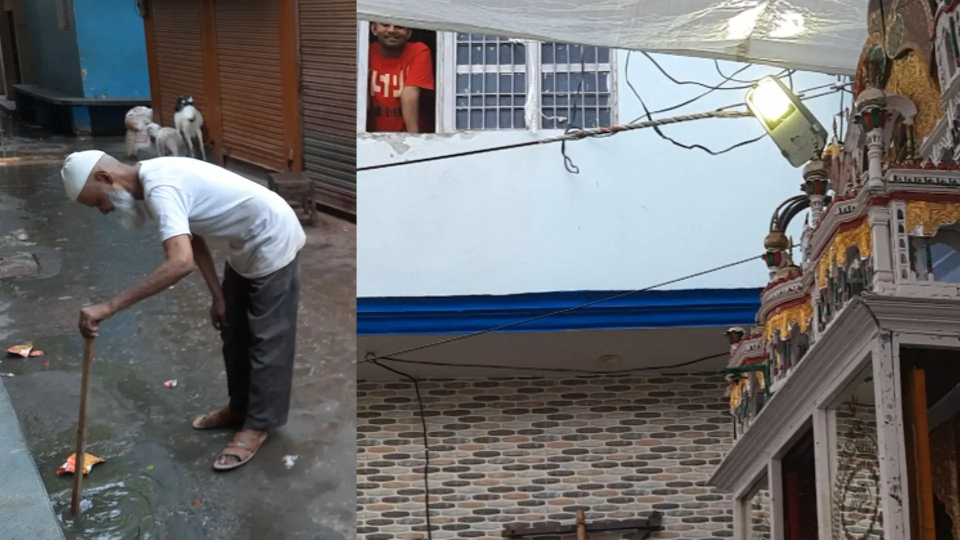 बरेली: आजम नगर में ताजिया जुलूस की राह में तमाम रोड़े, तारों का जाल, मस्जिद के सामने गंदी नालियां बनी जंजाल