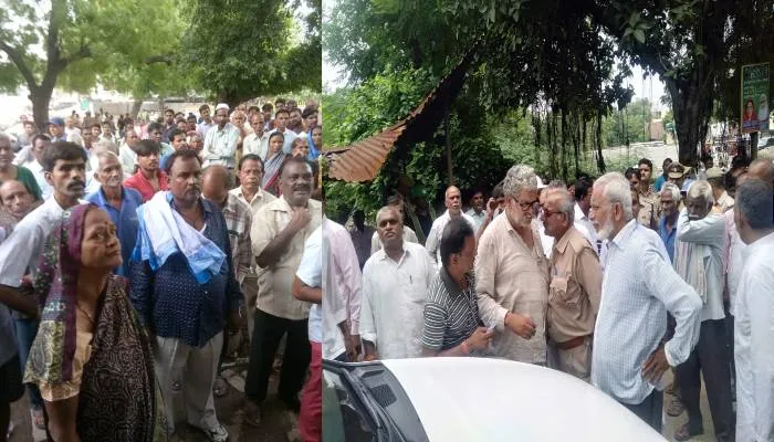 कानपुर: लाल इमली के मजदूरों ने मेट्रो कार्य रोककर किया बकाए भुगतान की मांग