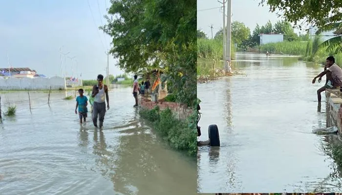 बहराइच: गांवों में घुस बाढ़ का पानी, 10 गांव प्रभावित, बसों का संचालन भी हुआ बंद