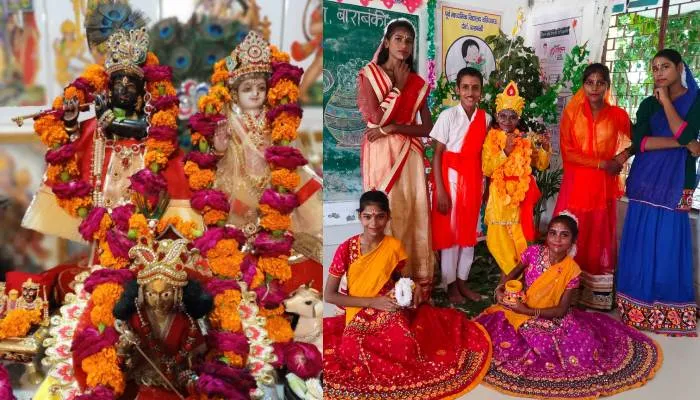 बाराबंकी: नगर में जन्माष्टमी की धूम, श्री कृष्ण के बाल स्वरूप के दर्शन को उमड़े लोग