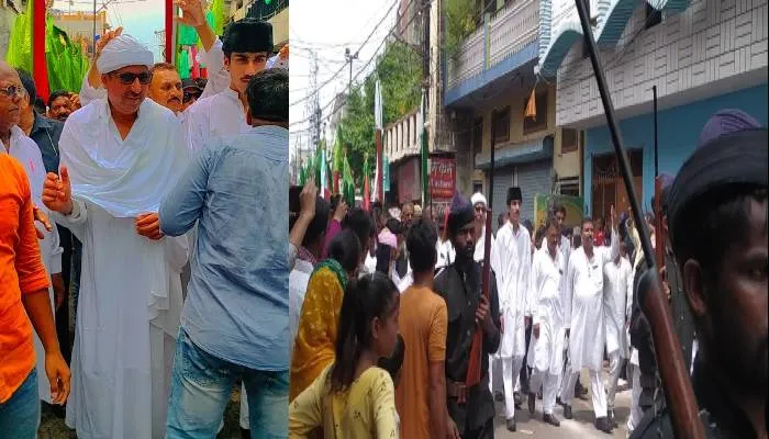 गोरखपुर: शान के साथ निकला पांचवी मोहर्रम का रवायती शाही जुलूस