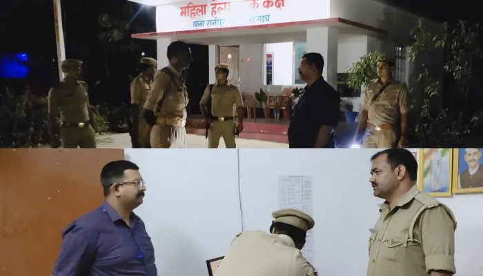 बहराइच: एसपी ने थानों का किया निरीक्षण, अराजक तत्वों पर नजर रखने के थानेदारों को दिए निर्देश